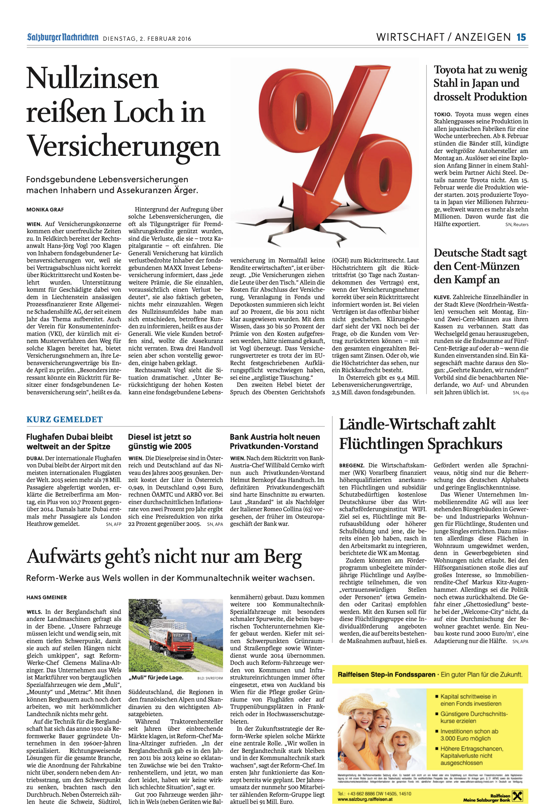 2. Das Blaue vom Himmel versprechen - Lebensversicherungslüge